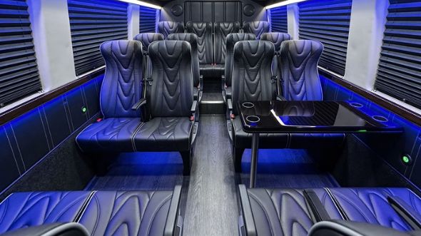 boston 20 passenger sprinter van interior
