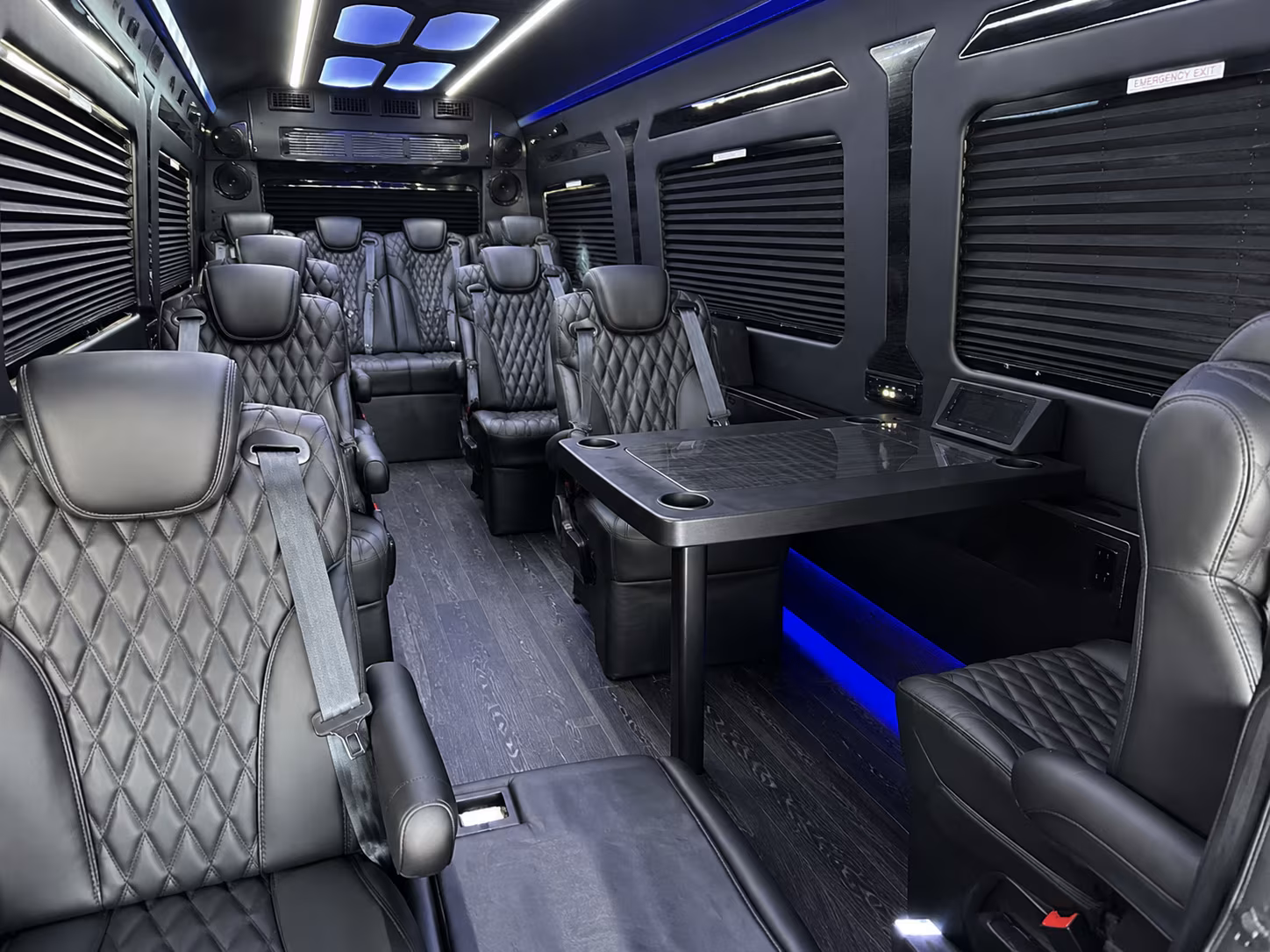 12 passenger sprinter van inside