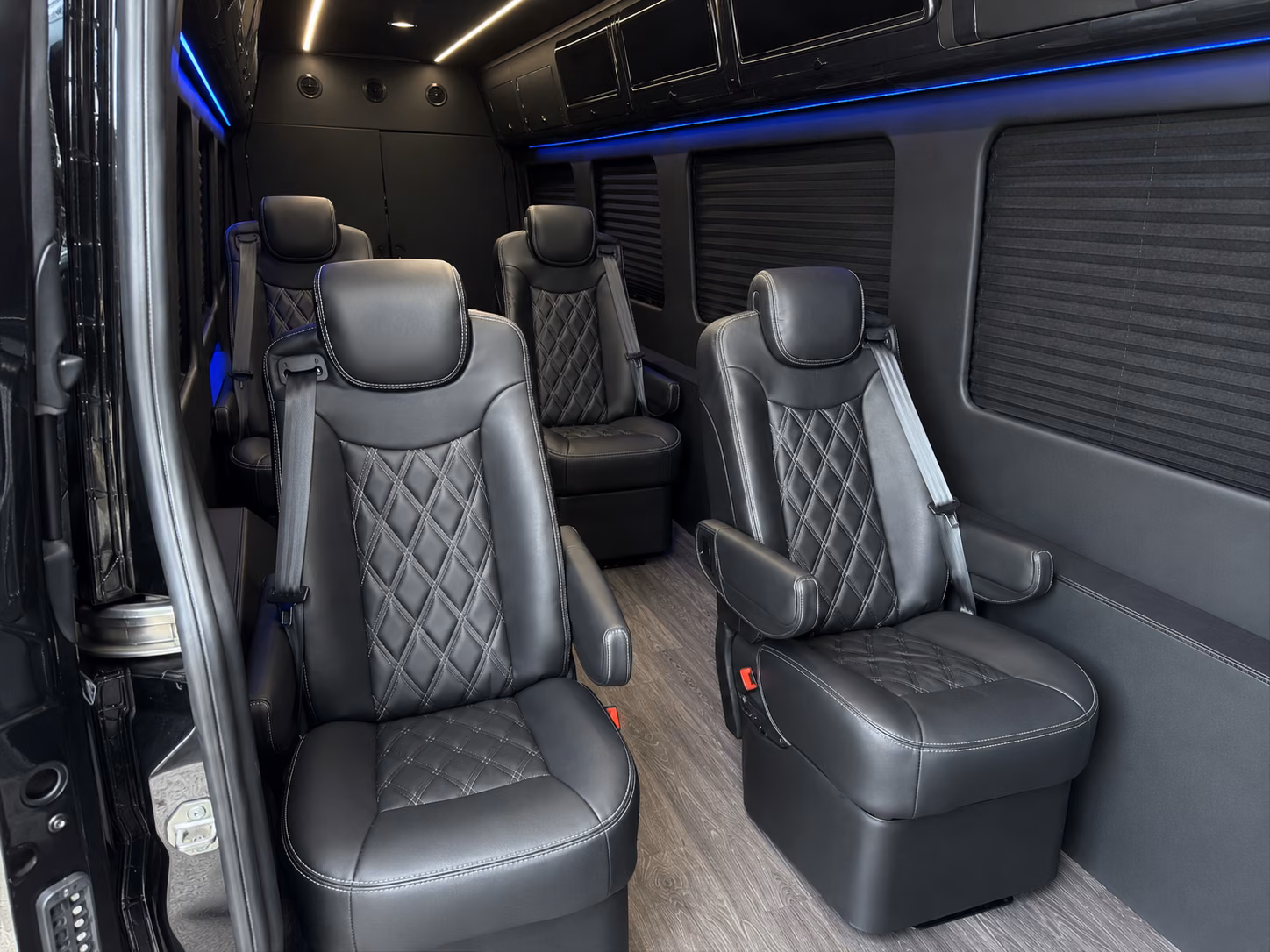 boston 18 passenger sprinter van interior