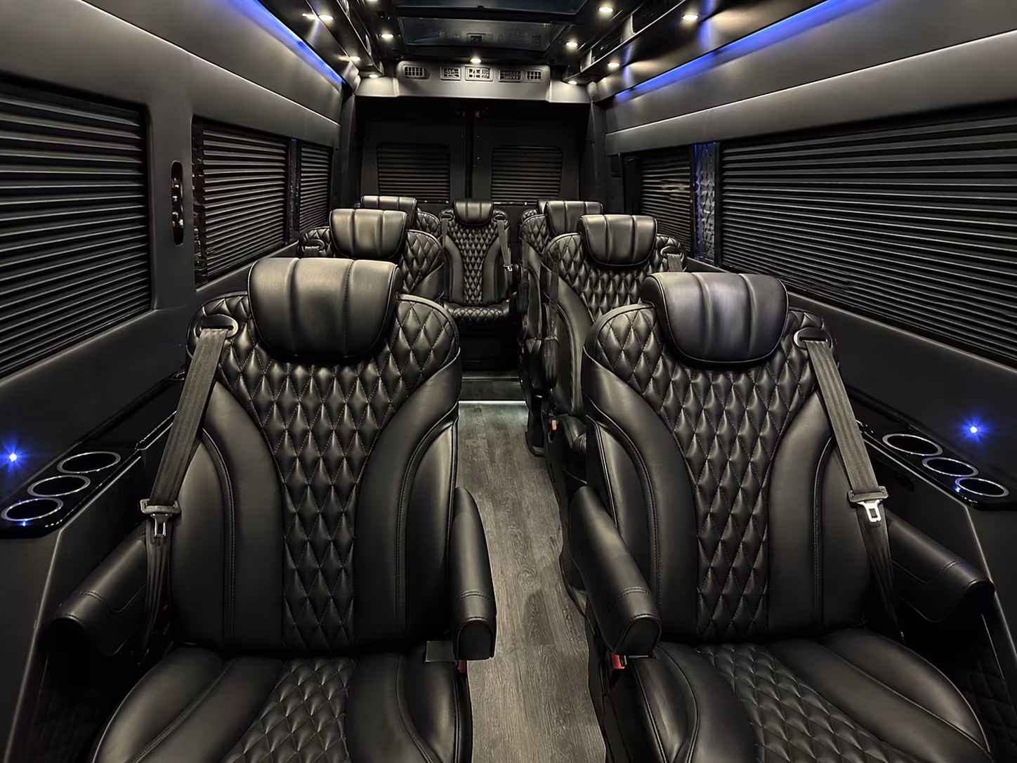 boston 20 passenger sprinter van inside